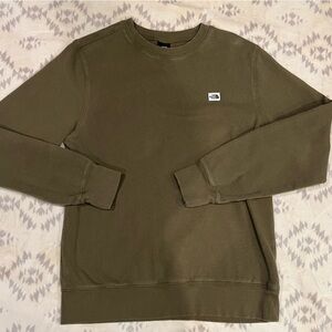 THE NORTH FACE | Olive Green Crewneck | Size Medium
